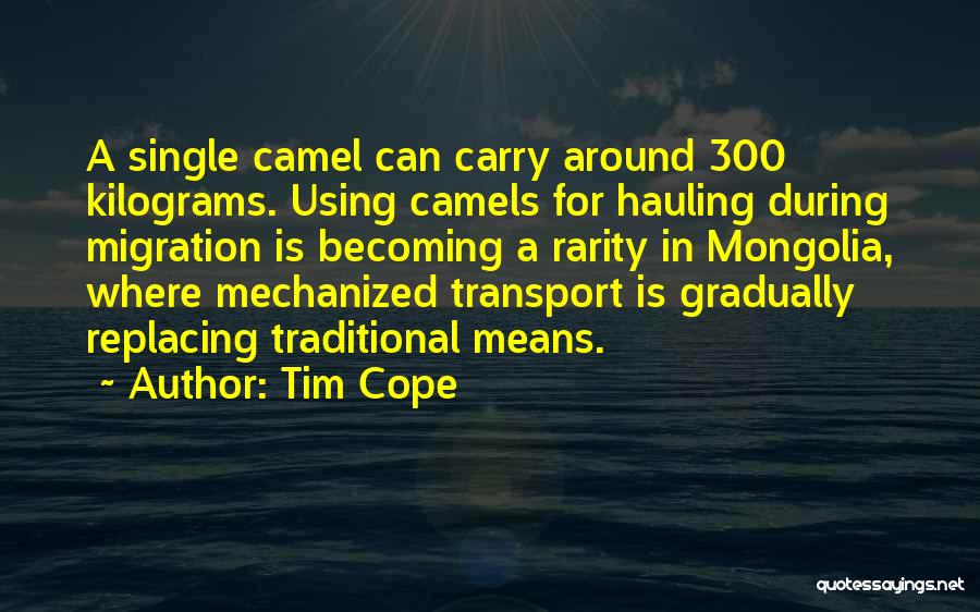 Means Of Transport Quotes By Tim Cope