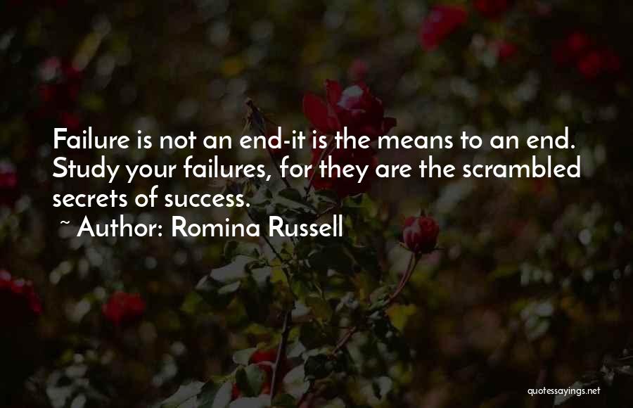 Means To An End Quotes By Romina Russell