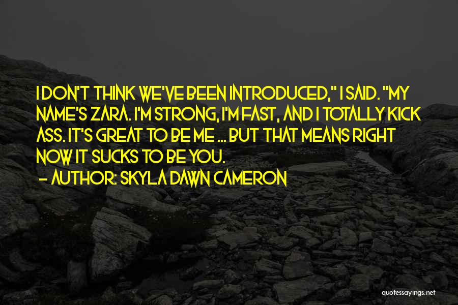 Means To Me Quotes By Skyla Dawn Cameron