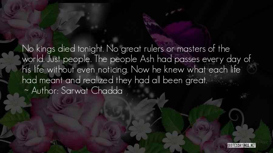 Meant For Great Things Quotes By Sarwat Chadda