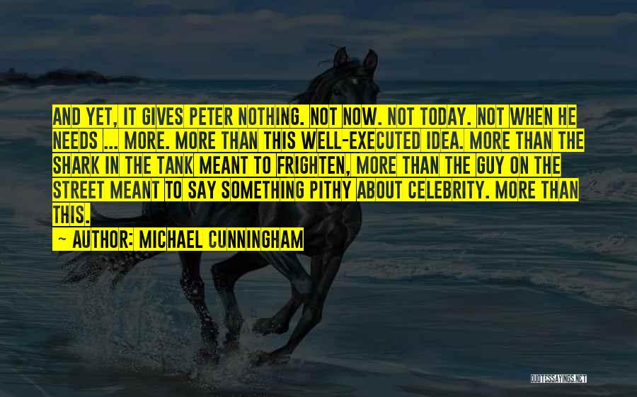 Meant Nothing Quotes By Michael Cunningham