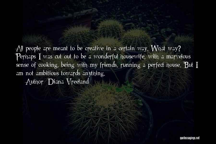 Meant To Be Friends Quotes By Diana Vreeland