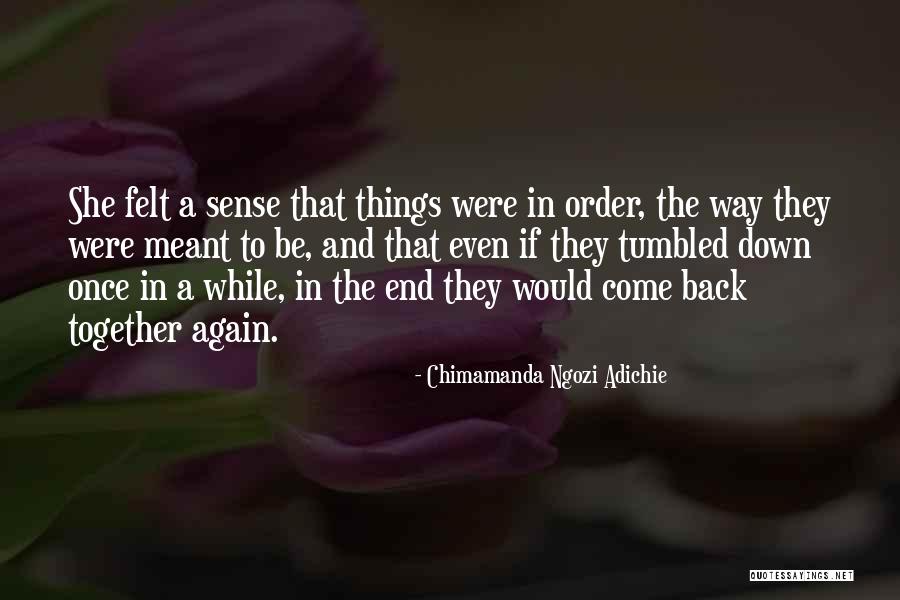 Meant To Be Together Quotes By Chimamanda Ngozi Adichie Meant To Be Together Quotes By Chimamanda Ngozi Adichie