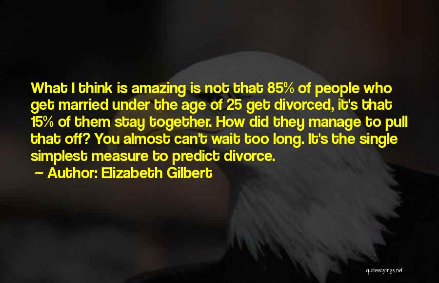 Measure Manage Quotes By Elizabeth Gilbert