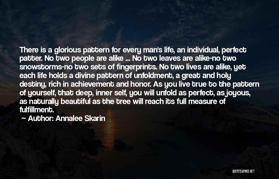 Measure Of A Man Life Quotes By Annalee Skarin