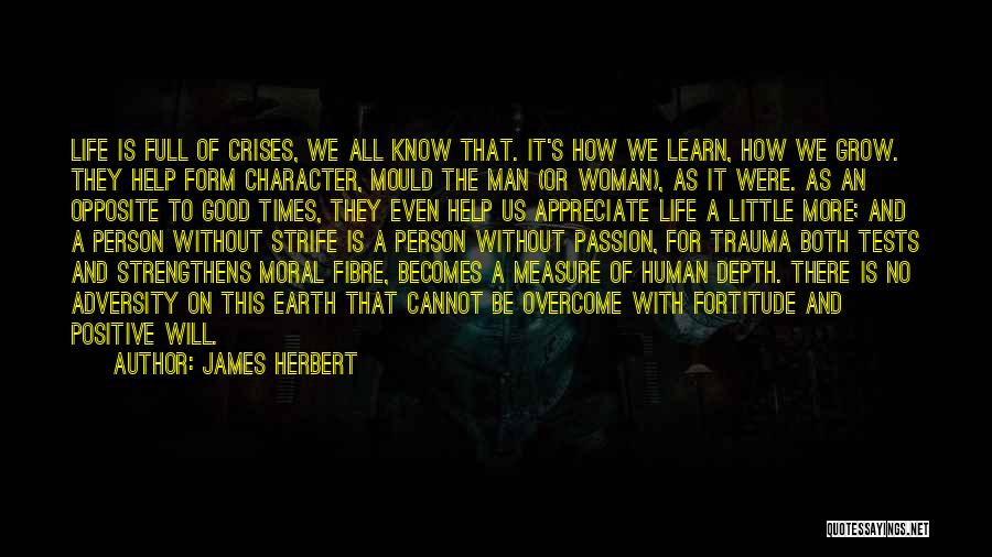 Measure Of A Man Life Quotes By James Herbert