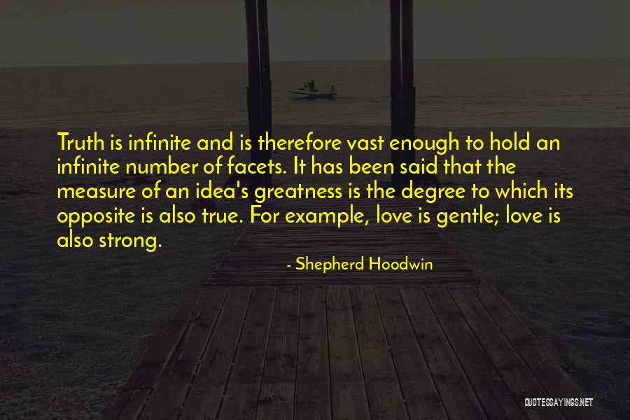 Measure Of Greatness Quotes By Shepherd Hoodwin