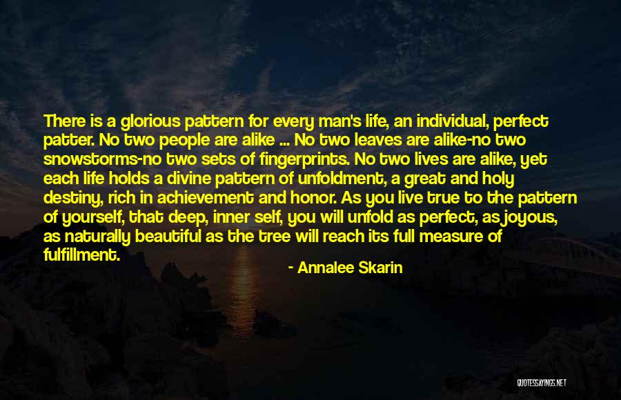 Measure Of Man Quotes By Annalee Skarin