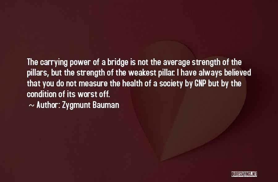 Measure Of Strength Quotes By Zygmunt Bauman