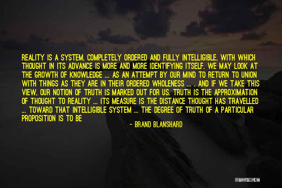 Measure The Distance Quotes By Brand Blanshard Measure The Distance Quotes By Brand Blanshard
