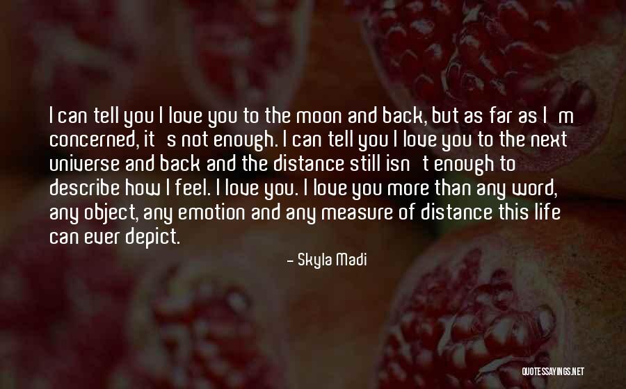 Measure The Distance Quotes By Skyla Madi