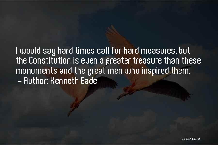 Measures Quotes By Kenneth Eade