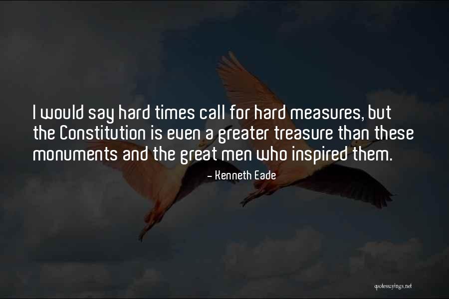 Measures Quotes By Kenneth Eade