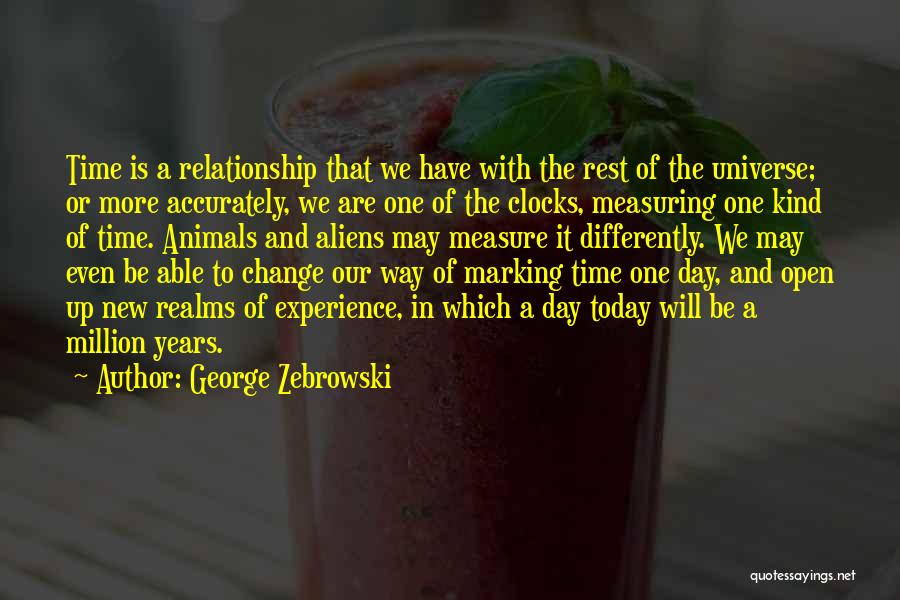 Measuring Change Quotes By George Zebrowski