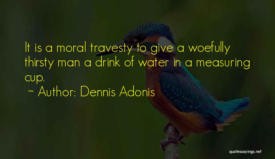 Measuring Cup Quotes By Dennis Adonis