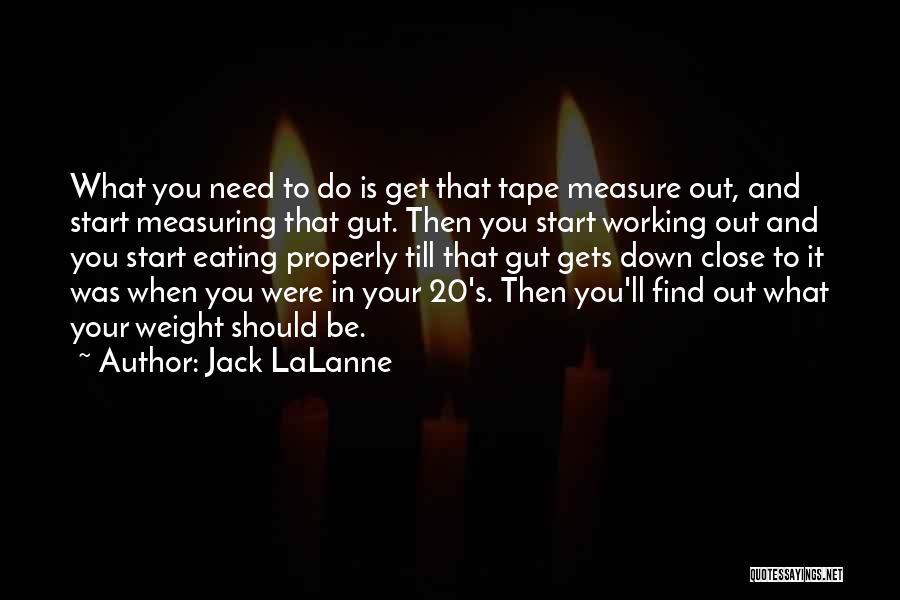 Measuring Quotes By Jack LaLanne