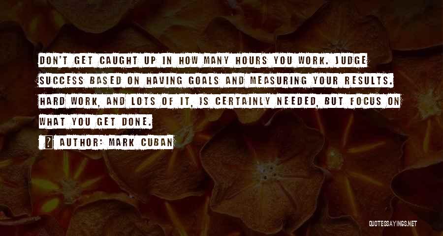 Measuring Success Quotes By Mark Cuban