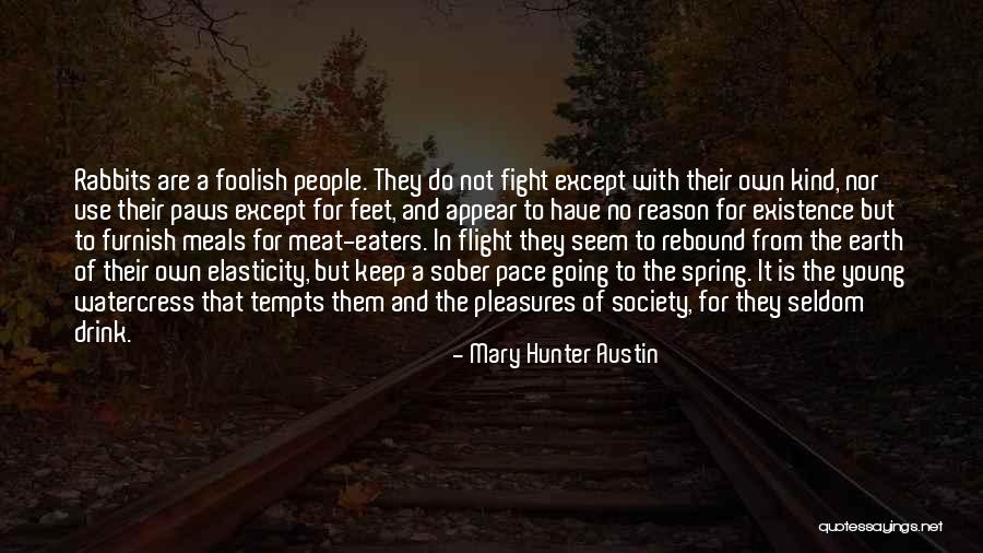 Meat Eaters Quotes By Mary Hunter Austin Meat Eaters Quotes By Mary Hunter Austin