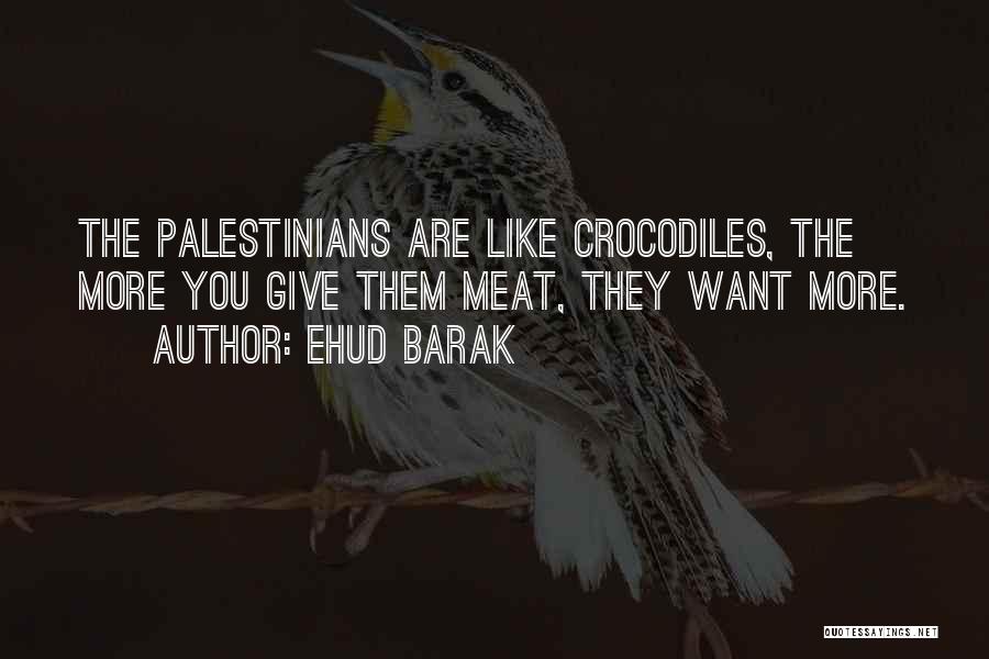 Meat Quotes By Ehud Barak