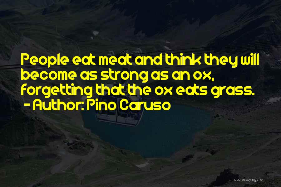 Meat Quotes By Pino Caruso