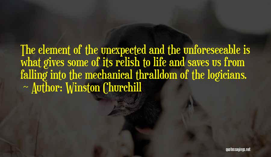 Mechanical Life Quotes By Winston Churchill