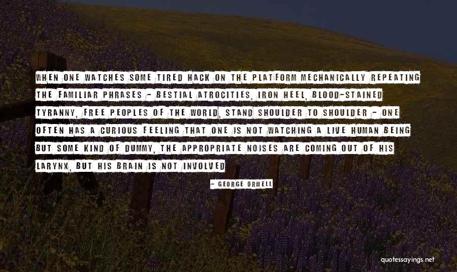 Mechanically Quotes By George Orwell Mechanically Quotes By George Orwell