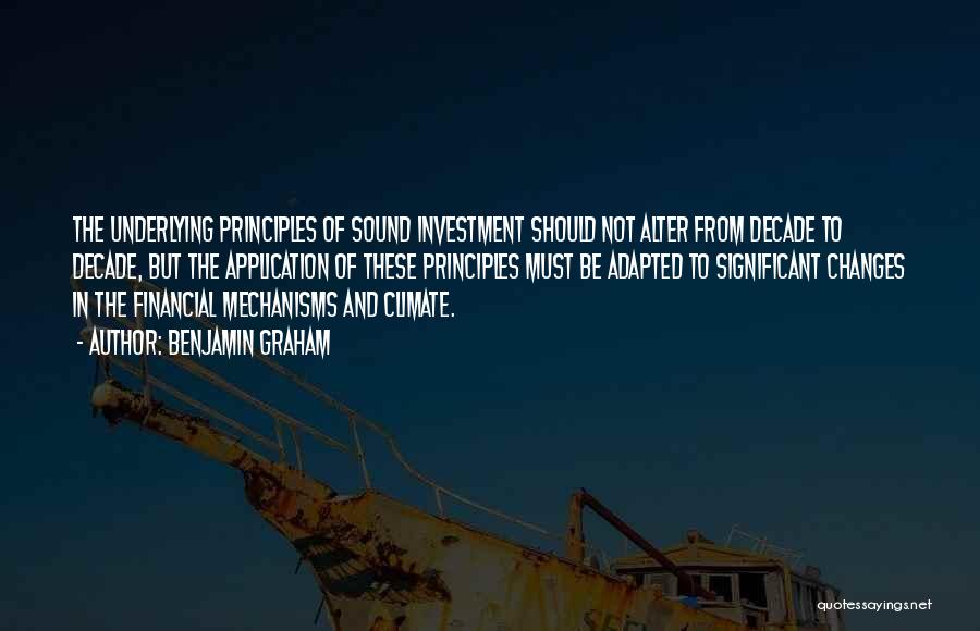 Mechanisms Quotes By Benjamin Graham