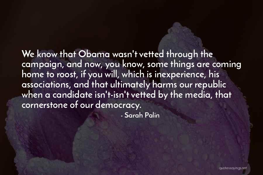 Media And Democracy Quotes By Sarah Palin Media And Democracy Quotes By Sarah Palin