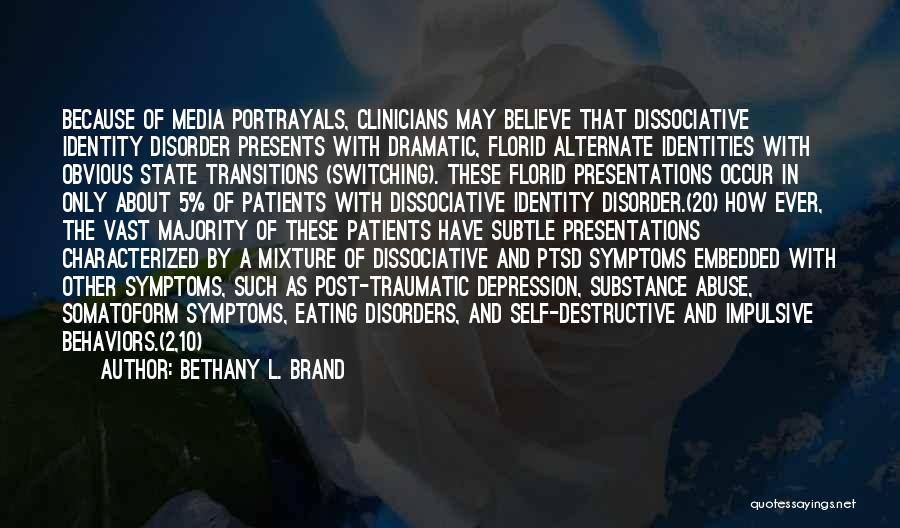 Media And Eating Disorders Quotes By Bethany L. Brand