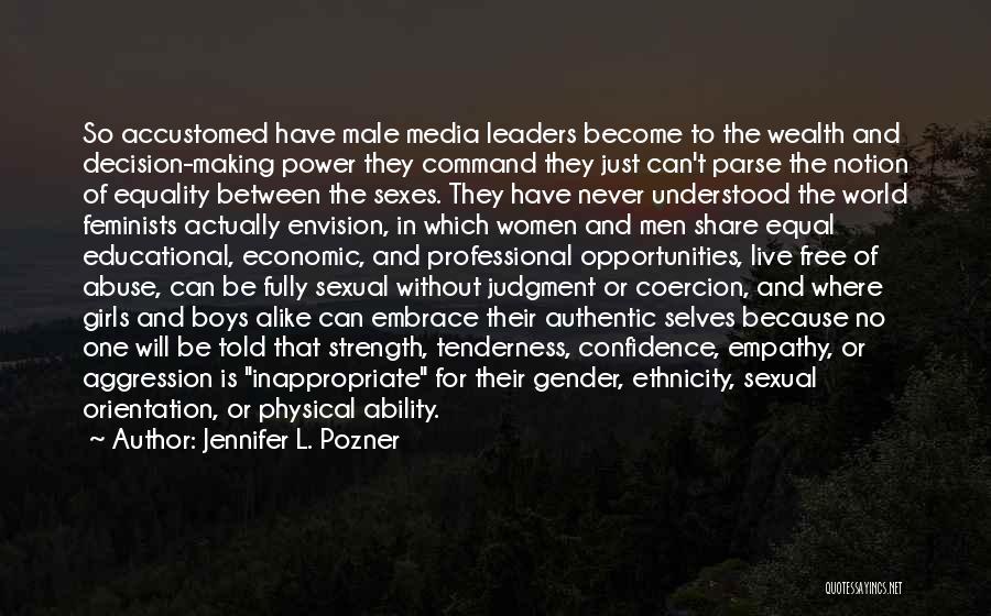 Media And Gender Quotes By Jennifer L. Pozner