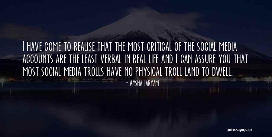 Media And Identity Quotes By Aysha Taryam