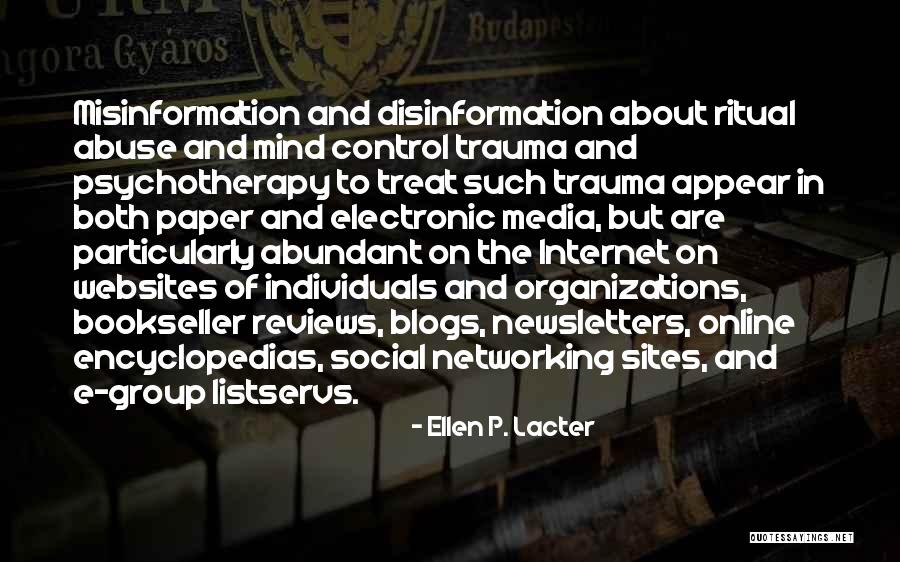 Media And Networking Quotes By Ellen P. Lacter Media And Networking Quotes By Ellen P. Lacter