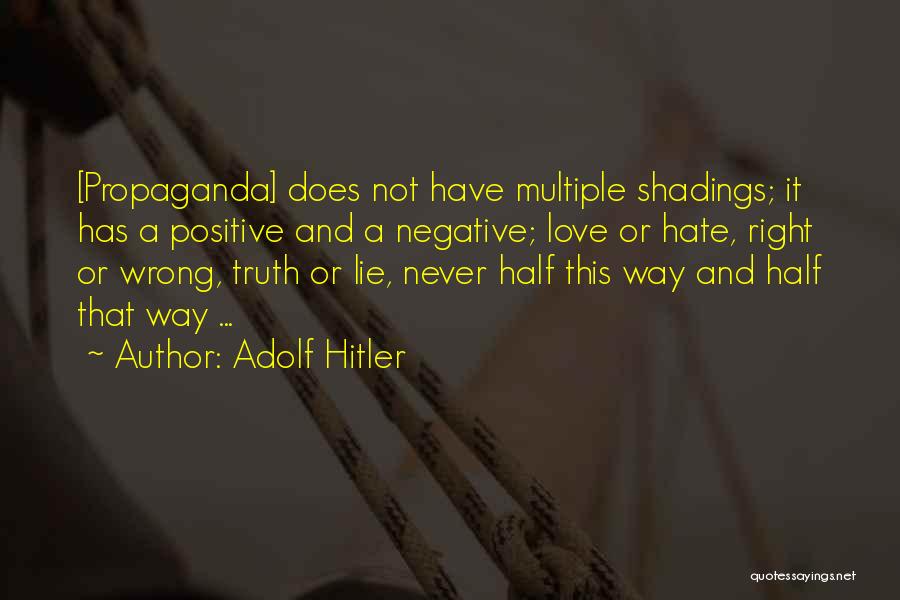 Media And Propaganda Quotes By Adolf Hitler