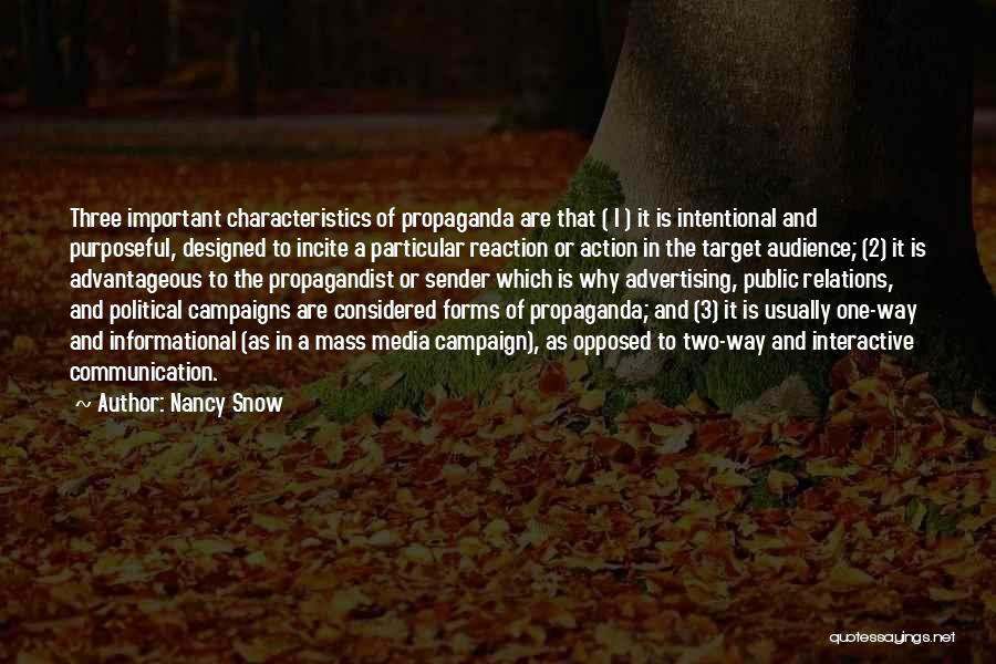 Media And Propaganda Quotes By Nancy Snow