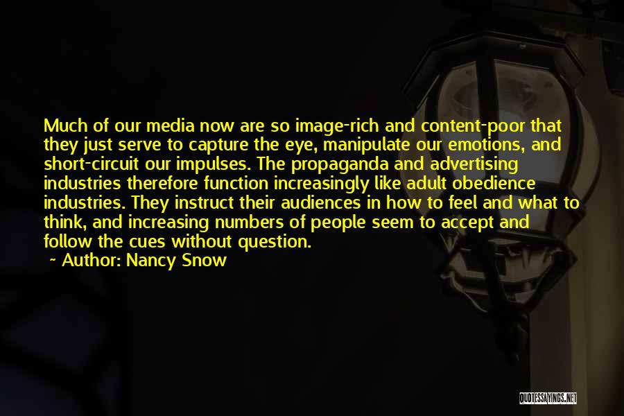 Media And Propaganda Quotes By Nancy Snow