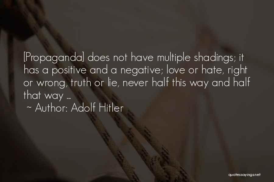 Media And Truth Quotes By Adolf Hitler