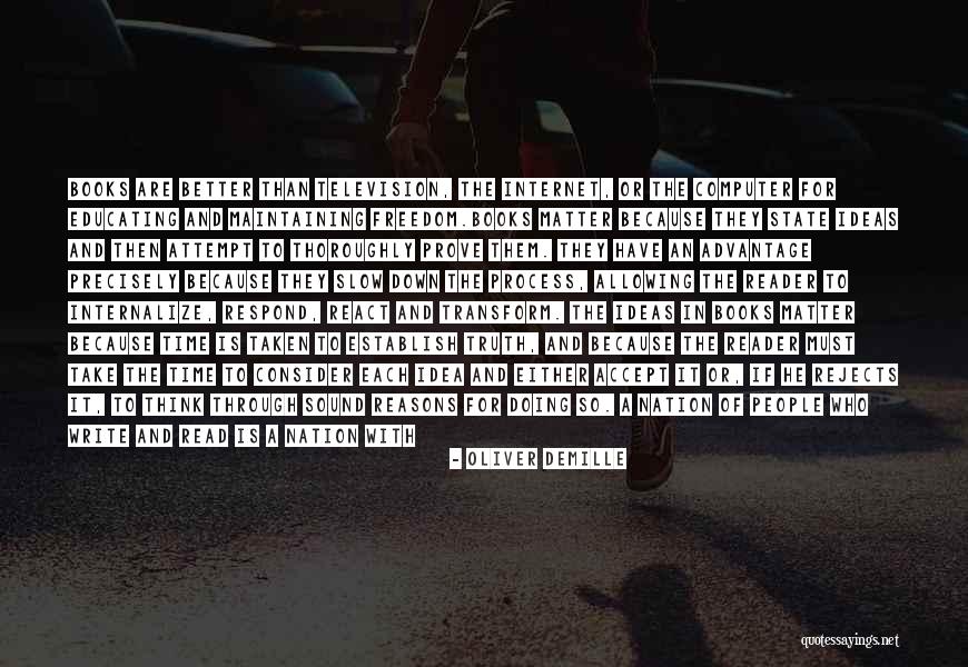 Media And Truth Quotes By Oliver DeMille Media And Truth Quotes By Oliver DeMille