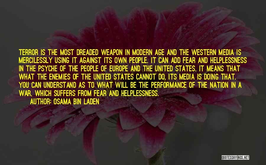 Media And War Quotes By Osama Bin Laden