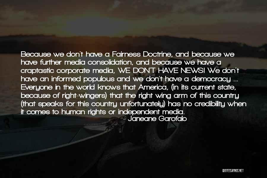 Media Consolidation Quotes By Janeane Garofalo Media Consolidation Quotes By Janeane Garofalo