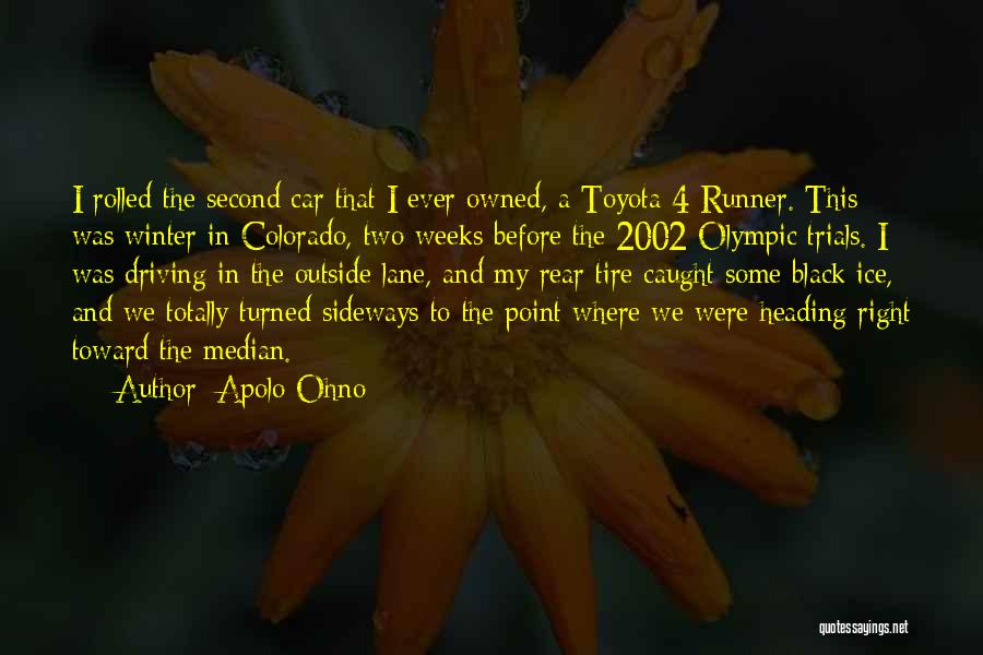 Median Quotes By Apolo Ohno