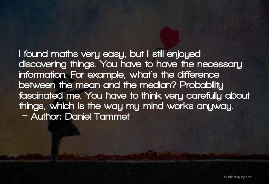 Median Quotes By Daniel Tammet