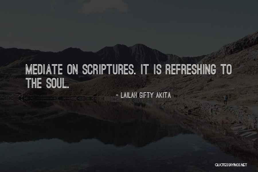 Mediate Quotes By Lailah Gifty Akita Mediate Quotes By Lailah Gifty Akita