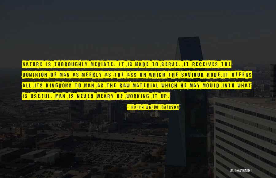 Mediate Quotes By Ralph Waldo Emerson Mediate Quotes By Ralph Waldo Emerson