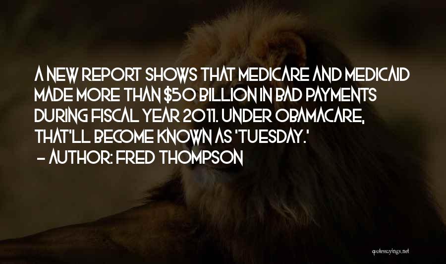 Medicaid Quotes By Fred Thompson