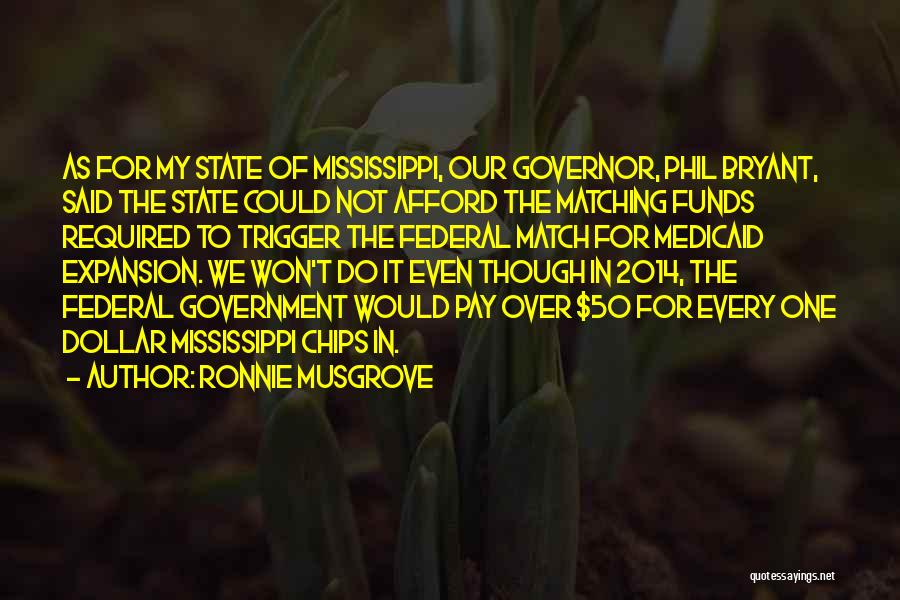 Medicaid Quotes By Ronnie Musgrove
