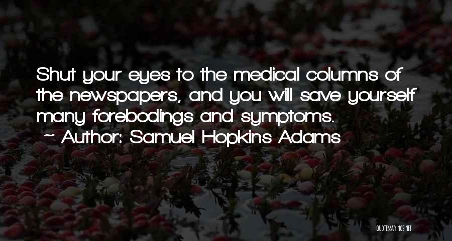 Medical Diagnosis Quotes By Samuel Hopkins Adams