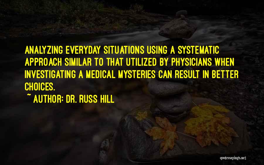 Medical Education Quotes By Dr. Russ Hill