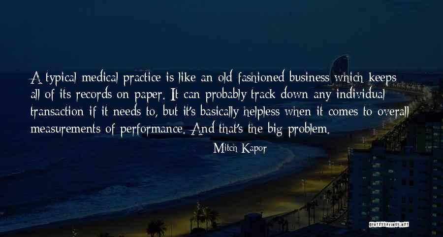 Medical Practice Quotes By Mitch Kapor