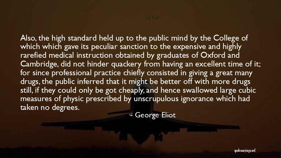 Medical Quackery Quotes By George Eliot