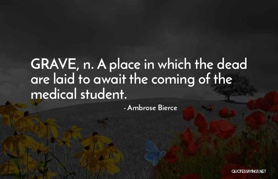 Medical Student Quotes By Ambrose Bierce